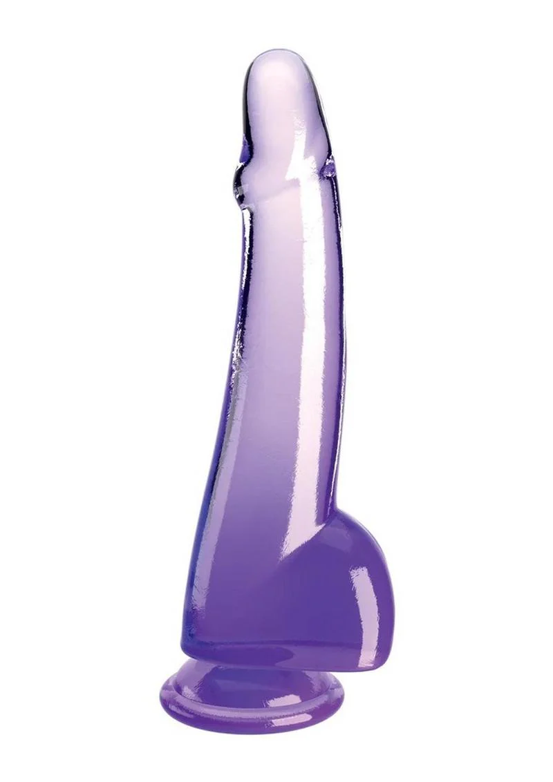 King Cock Clear Dildo with Balls - Image 14