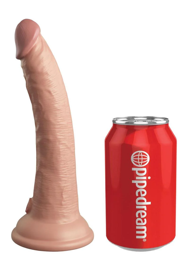 King Cock Elite Dual Density Rechargeable And Vibrating Silicone Dildo - Image 4