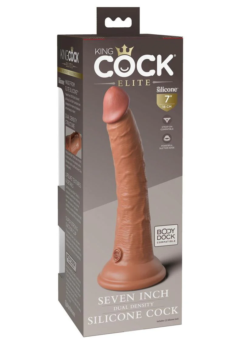 King Cock Elite Dual Density Silicone Dildo - Image 36
