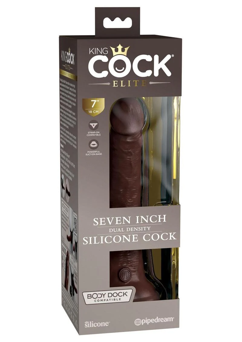King Cock Elite Dual Density Silicone Dildo - Image 37