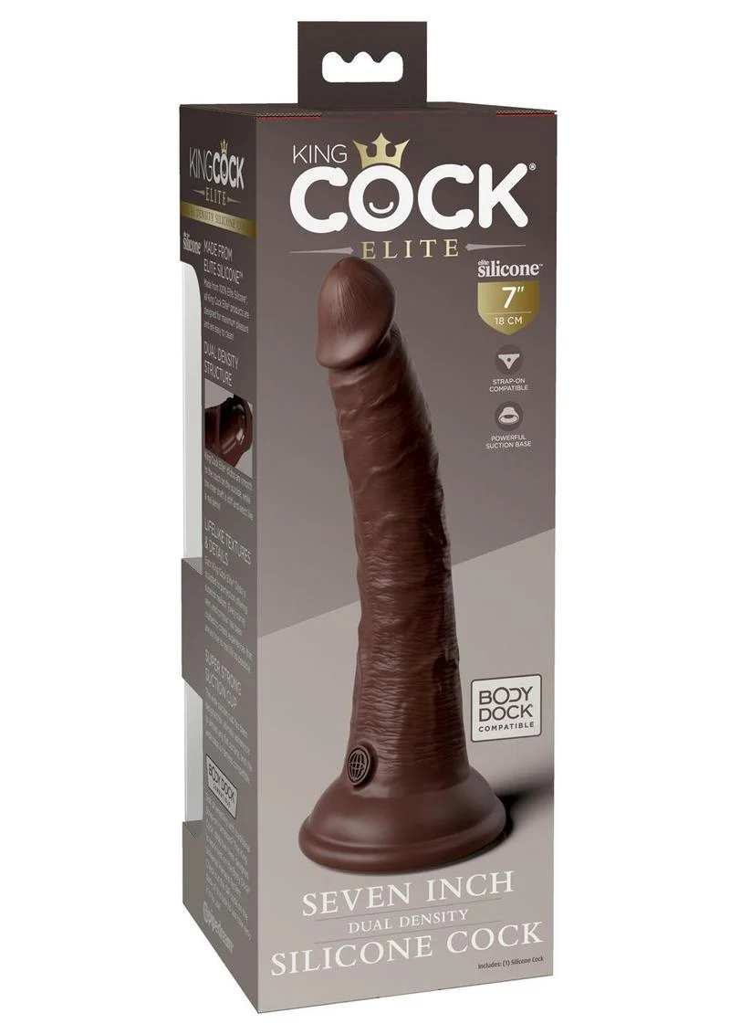 King Cock Elite Dual Density Silicone Dildo - Image 38