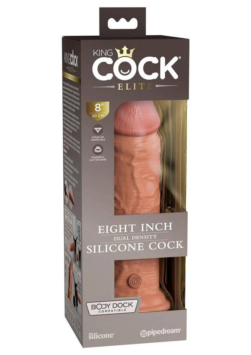 King Cock Elite Dual Density Silicone Dildo - Image 41