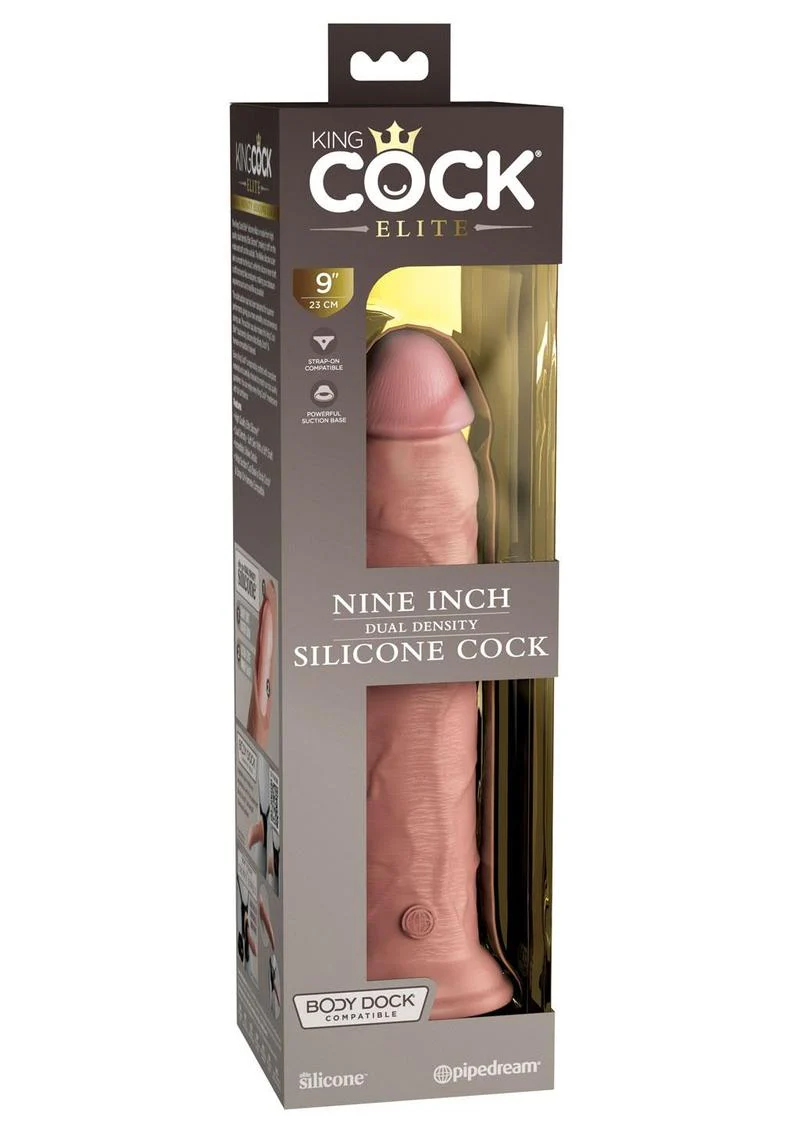 King Cock Elite Dual Density Silicone Dildo - Image 47