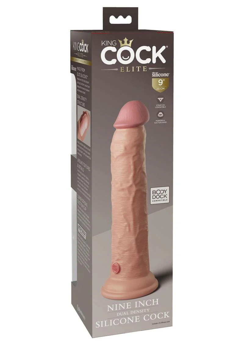 King Cock Elite Dual Density Silicone Dildo - Image 48
