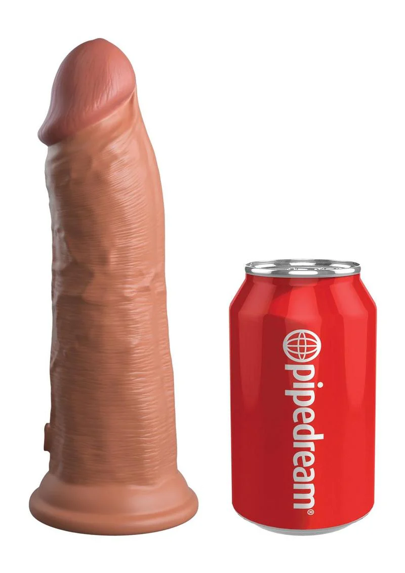 King Cock Elite Dual Density Vibrating Silicone Dildo - Image 2