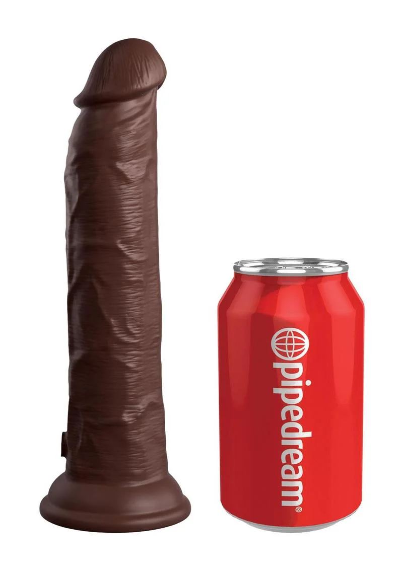 King Cock Elite Dual Density Vibrating Silicone Dildo - Image 6