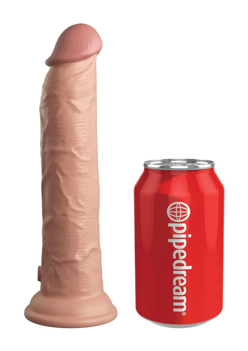 King Cock Elite Dual Density Vibrating Silicone Dildo - Image 8