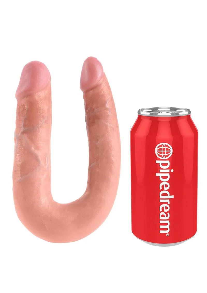 King Cock Medium Double Trouble U-Shaped Dildo 5.5 Inch