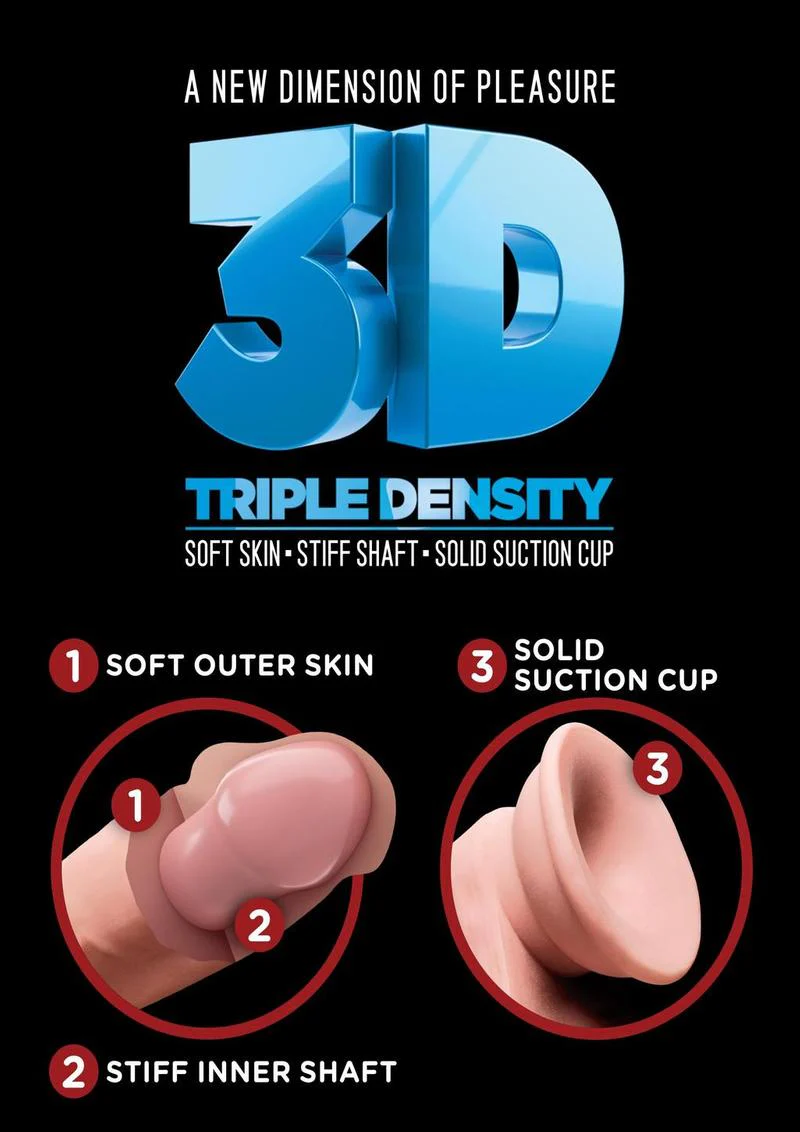 King Cock Plus Triple Density Dildo - Image 21