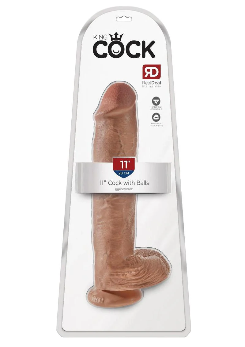 King Cock Realistic Dildo With Balls - Image 86