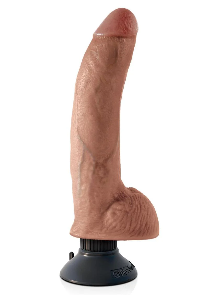 King Cock Vibrating Dildo with Balls And Suction Base - Image 19