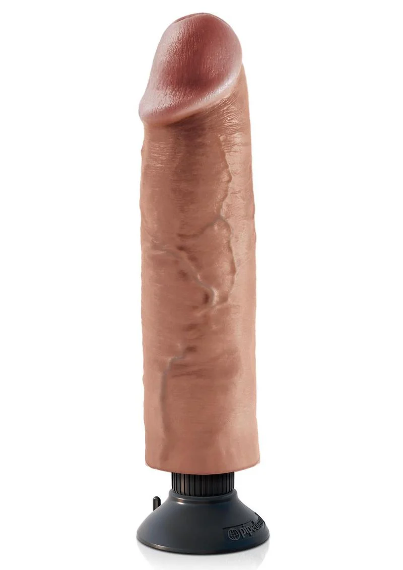 King Cock Vibrating Dildo with Suction Base RealDeal Lifelike Skin - Image 2