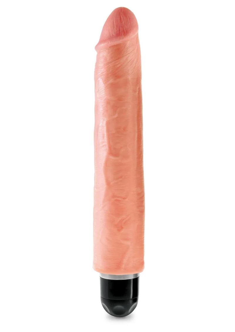 King Cock Vibrating Stiffy Dildo RealDeal Lifelike Skin Waterproof - Image 2