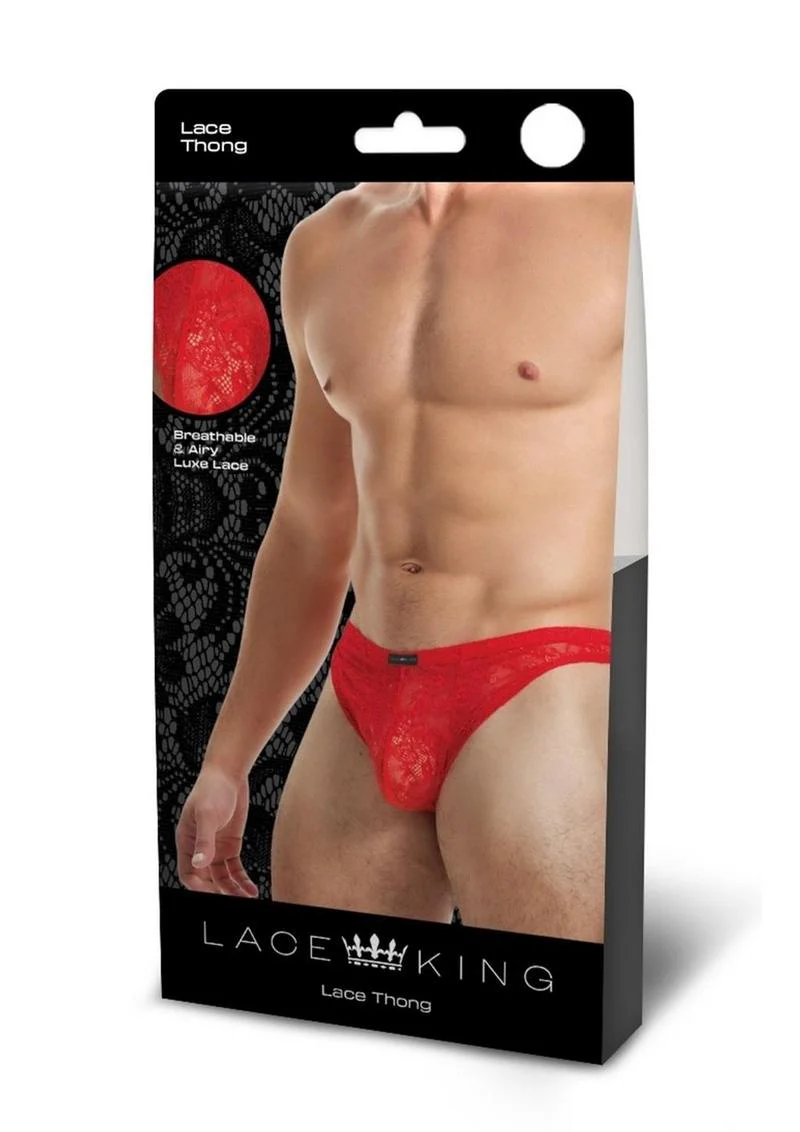 Lace King Lace Thong - Medlum - Image 4