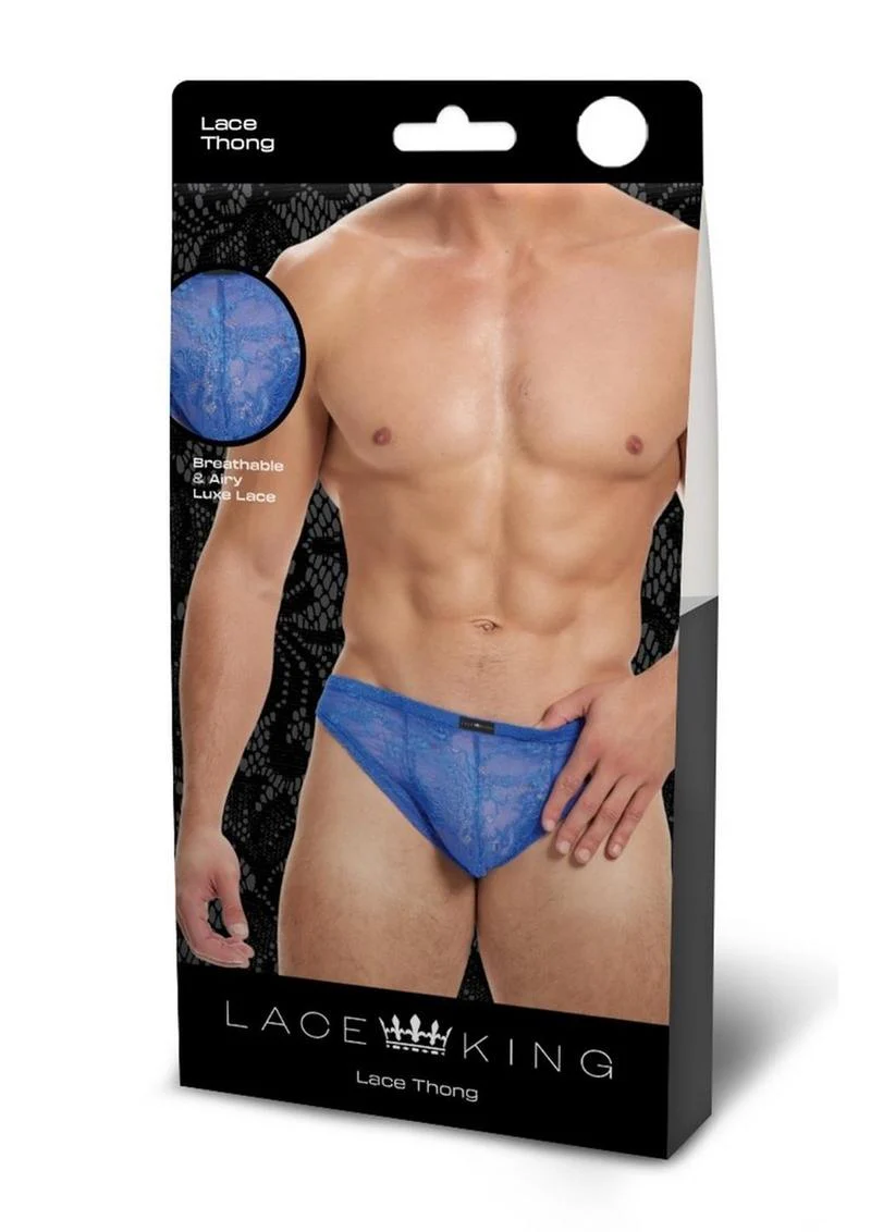 Lace King Men's Lace Thong Breathable Luxury Lingerie for Men - Image 14
