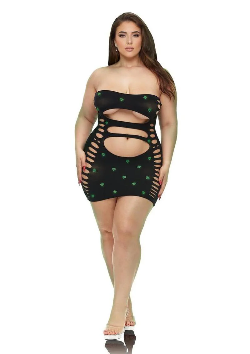 Lapdance Midnight Diamond Mini Dress