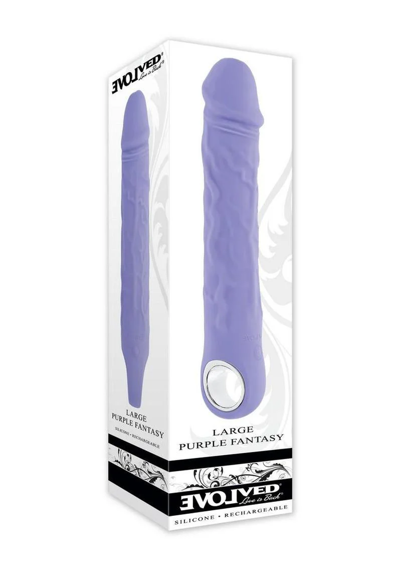 Large Purple Fantasy Vibrator - Image 4