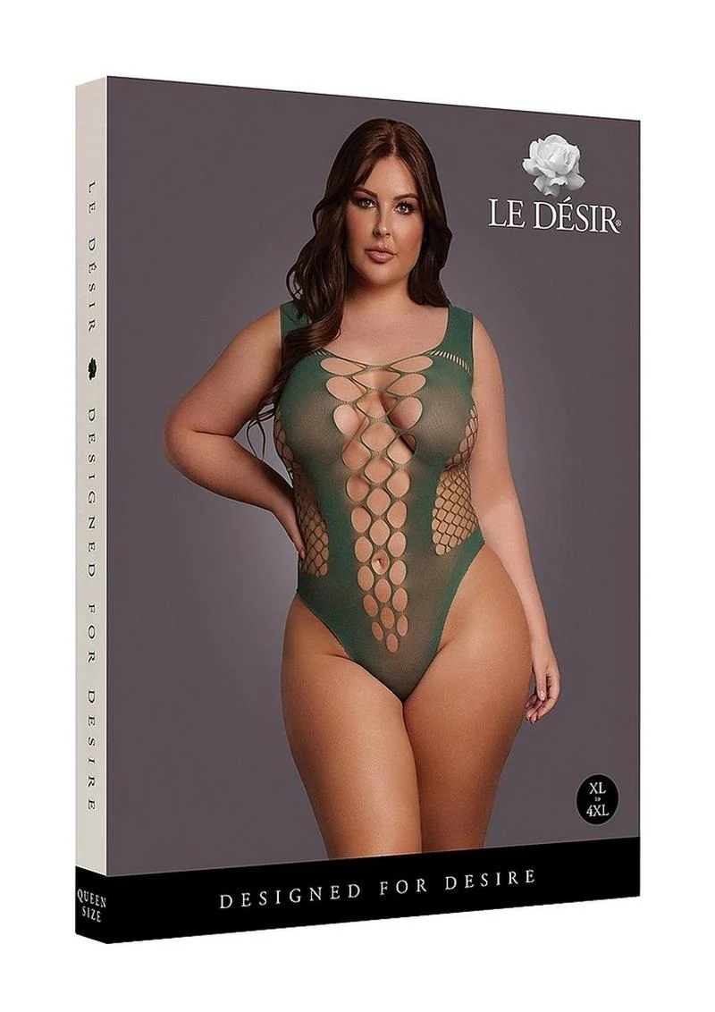 Le Désir V-neck Teddy Opaque Panels - Image 13
