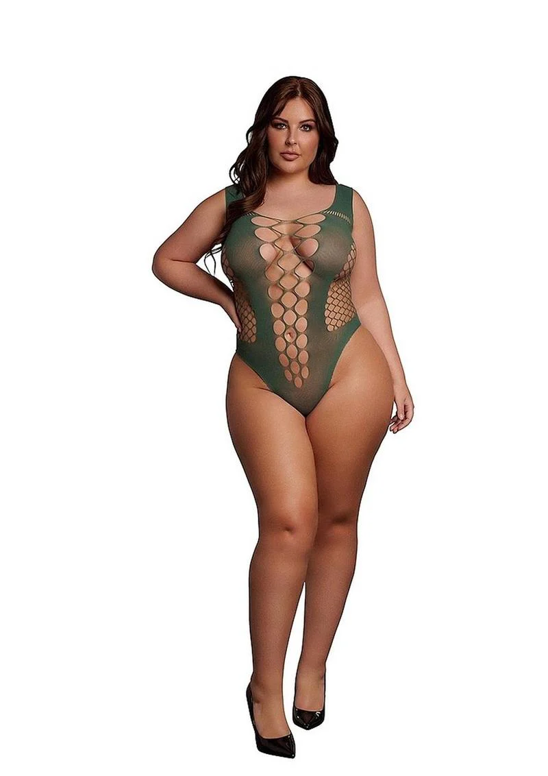 Le Désir V-neck Teddy Opaque Panels - Image 5