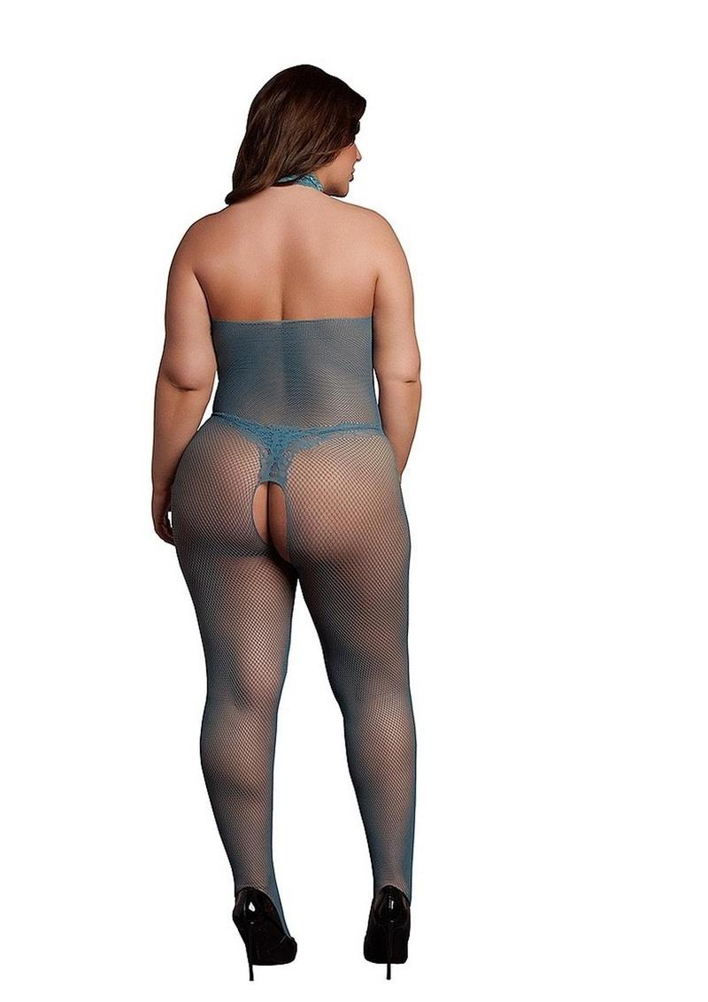 Le Desir Fishnet Lace Bodystocking - Image 4