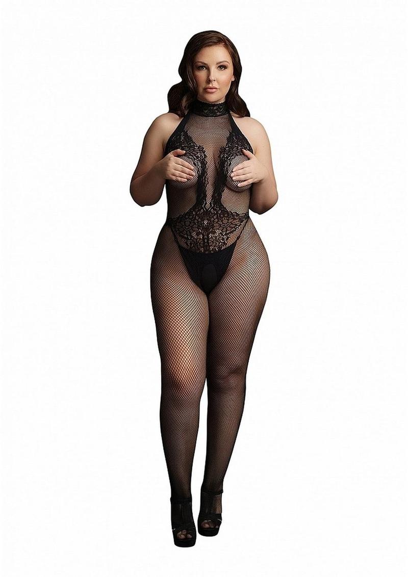 Le Desir Fishnet Lace Bodystocking - Image 5