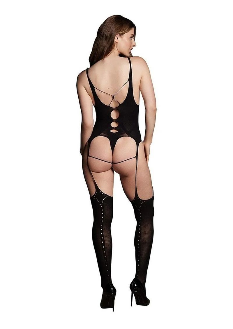 Le Desir Shade Elara Vii Bodystocking With Open Cups - Image 2