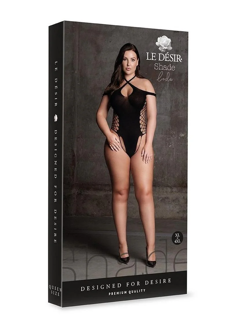 Le Desir Shade Leda Xiii Body with Crossed Neckline and Off Shoulder Straps - Image 8