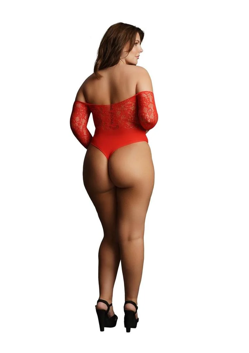 Le Desir Suspender Rhinestone Pantyhose Fishnet Lingerie - Image 4