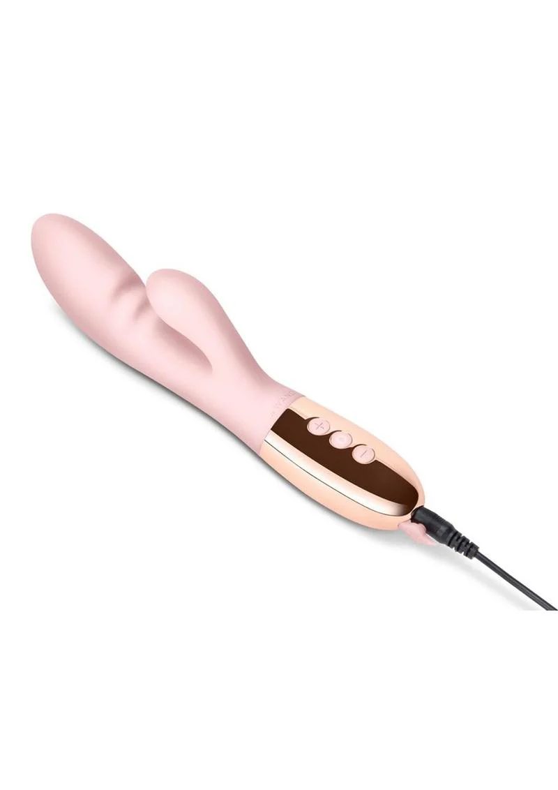 Le Wand Blend  Rose Gold Rechargeable Silicone Rabbit Vibrator - Image 5