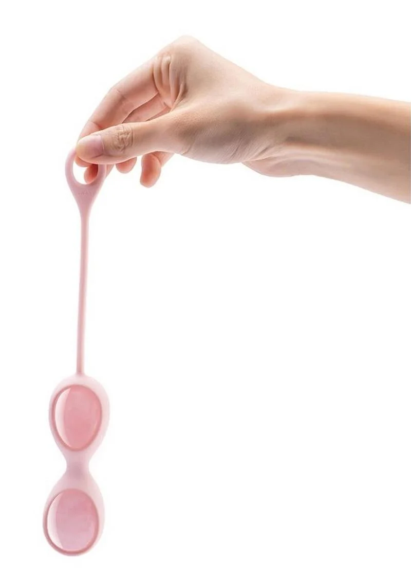 LE WAND Crystal Yoni Eggs Rose Quartz Kegel Balls - Image 3
