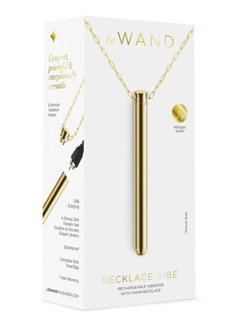 Le Wand Necklace Vibe Rechargeable Silicone Vibrator - Image 15