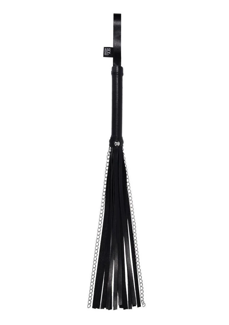 Leather Flogger with Chain - Image 4