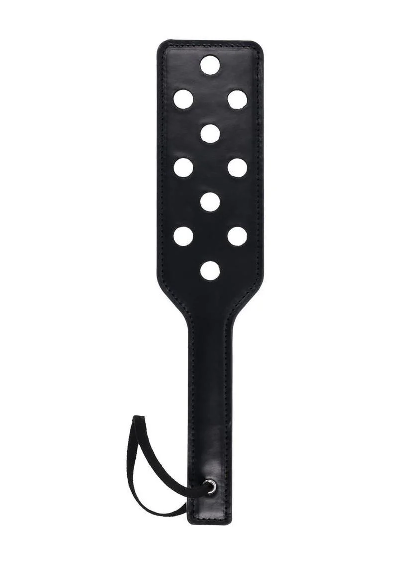 Leather Paddle with Grip Handle