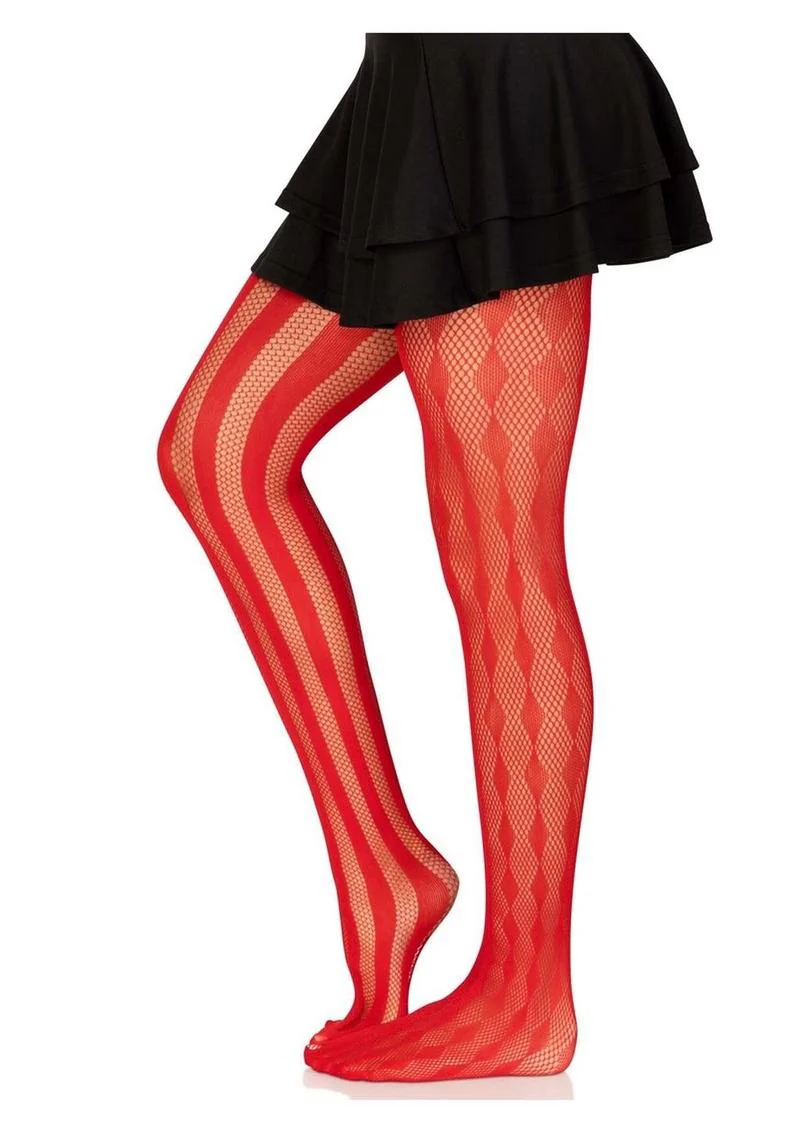 Leg Avenue Harlequin Net Tights - Image 7
