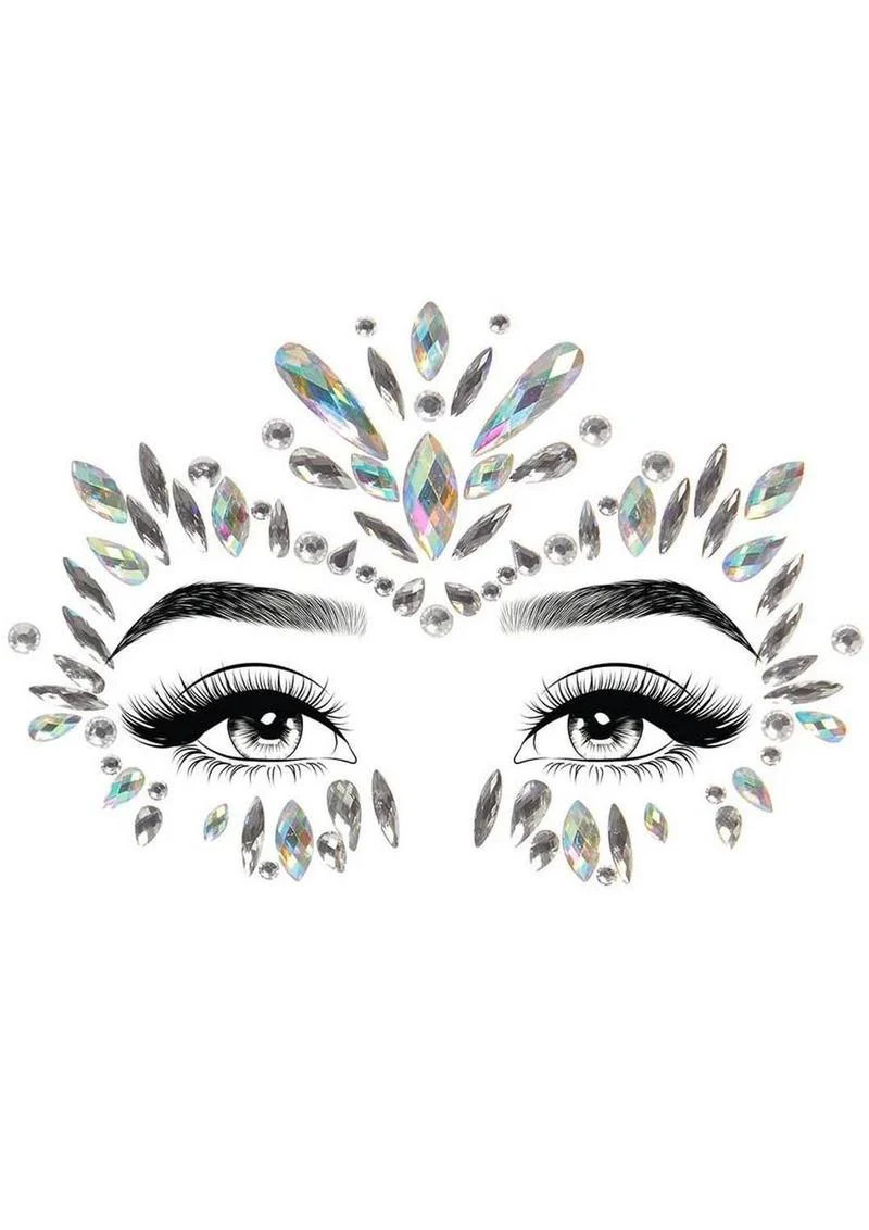 Leg Avenue Iris Face Jewels Stickers