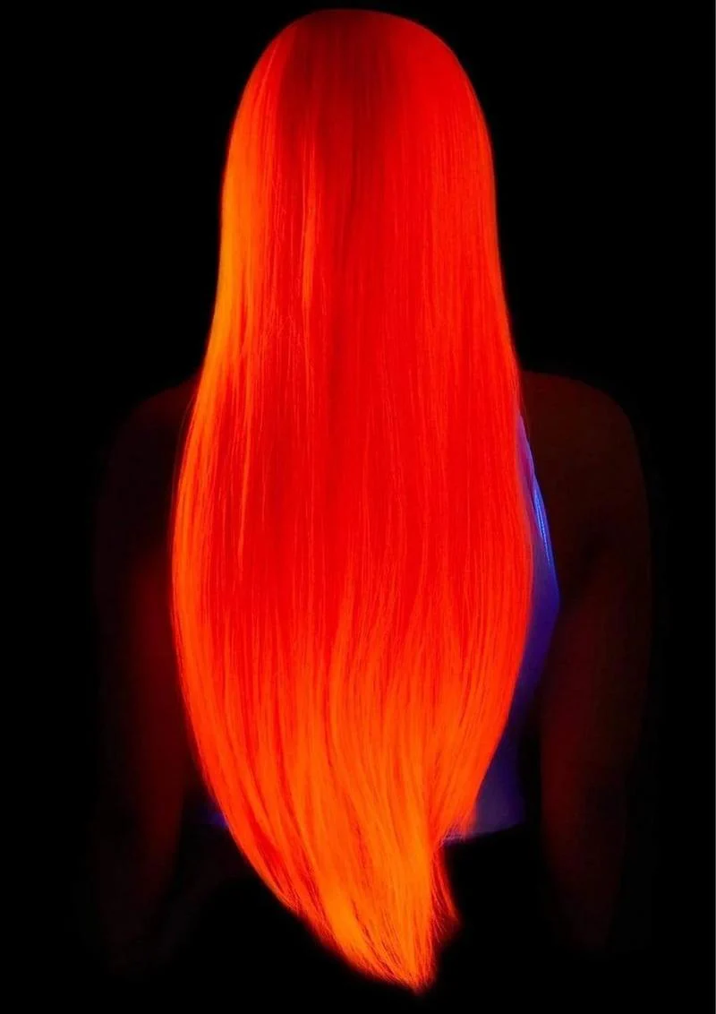 Leg Avenue Long Straight 33" Center Part Wig Synthetic - Image 14