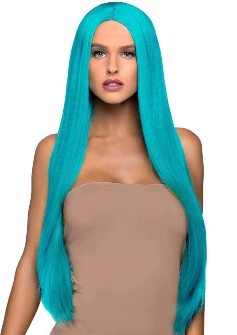 Leg Avenue Long Straight 33" Center Part Wig Synthetic - Image 17