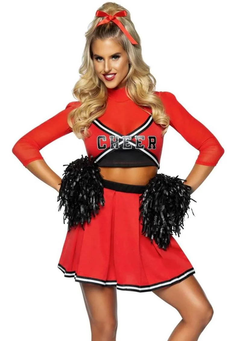Leg Avenue Varsity Babe Set Crop Top with Logo