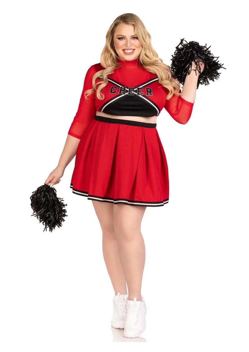 Leg Avenue Varsity Babe Set Crop Top with Logo - Image 9
