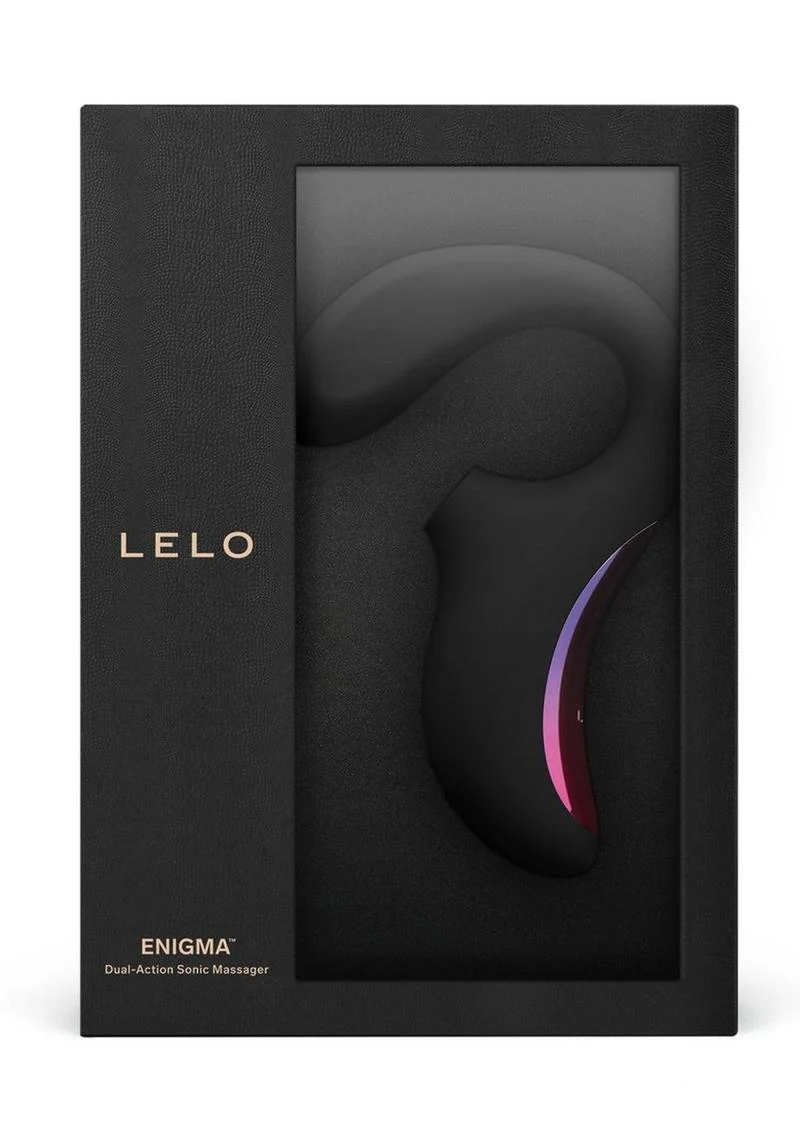 LELO ENIGMA Dual Action Sonic Massager Midnight Black - Image 3