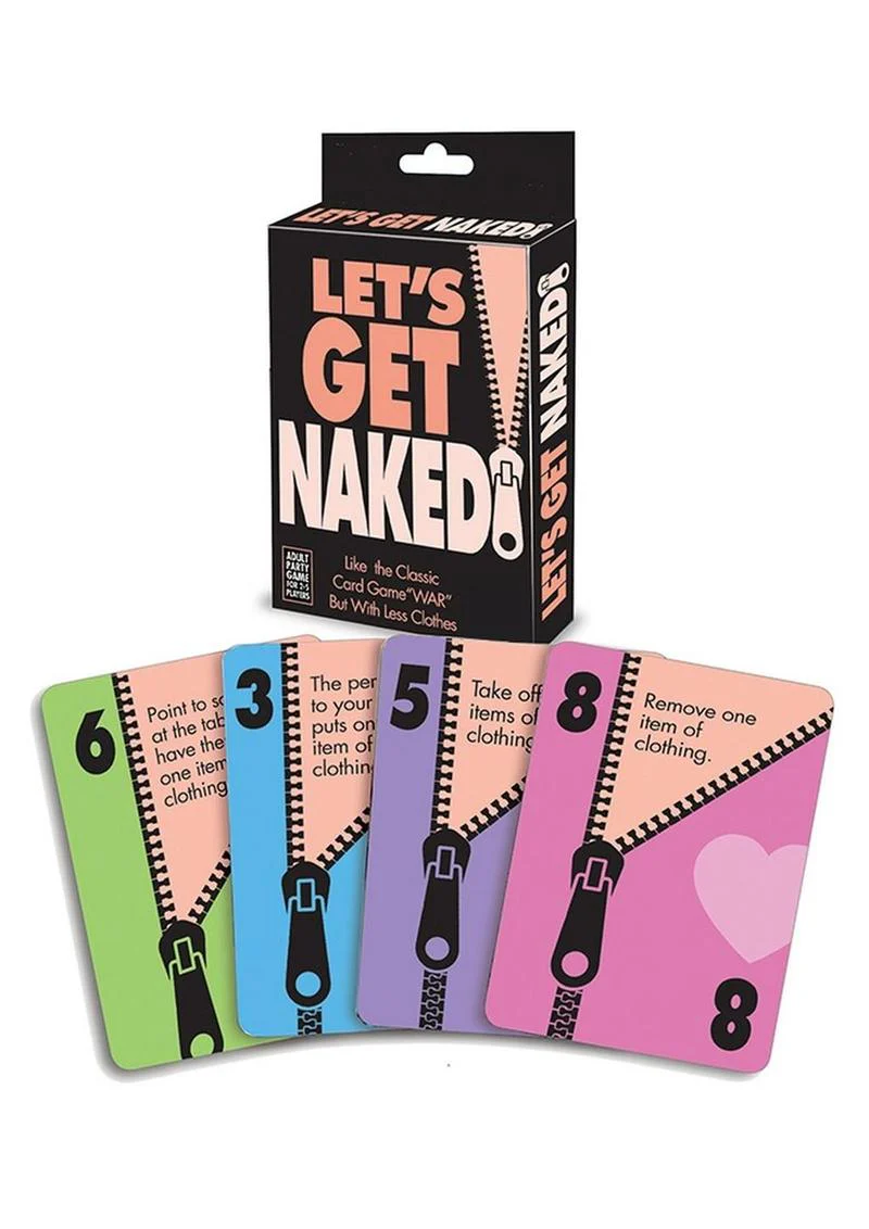 Let’s Get Naked Adult Party Card Game - Image 3