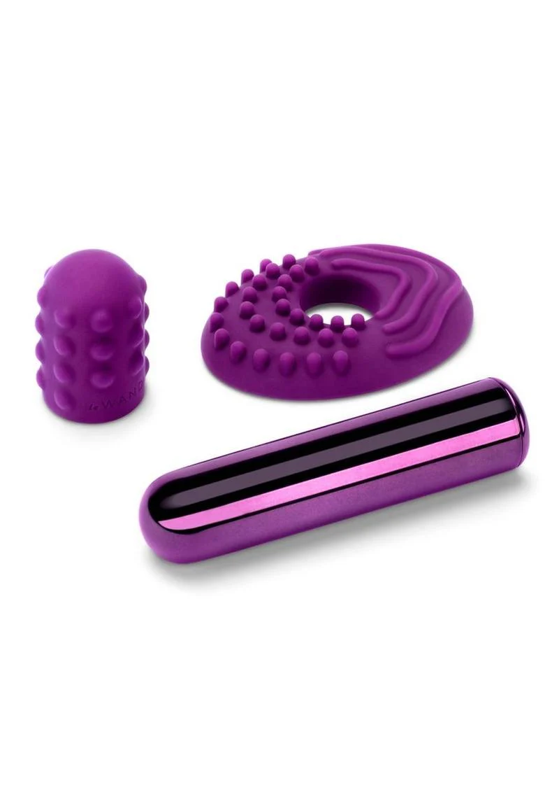 LeWand Bullet Rechargeable Vibrator Textured Silicone - Image 4
