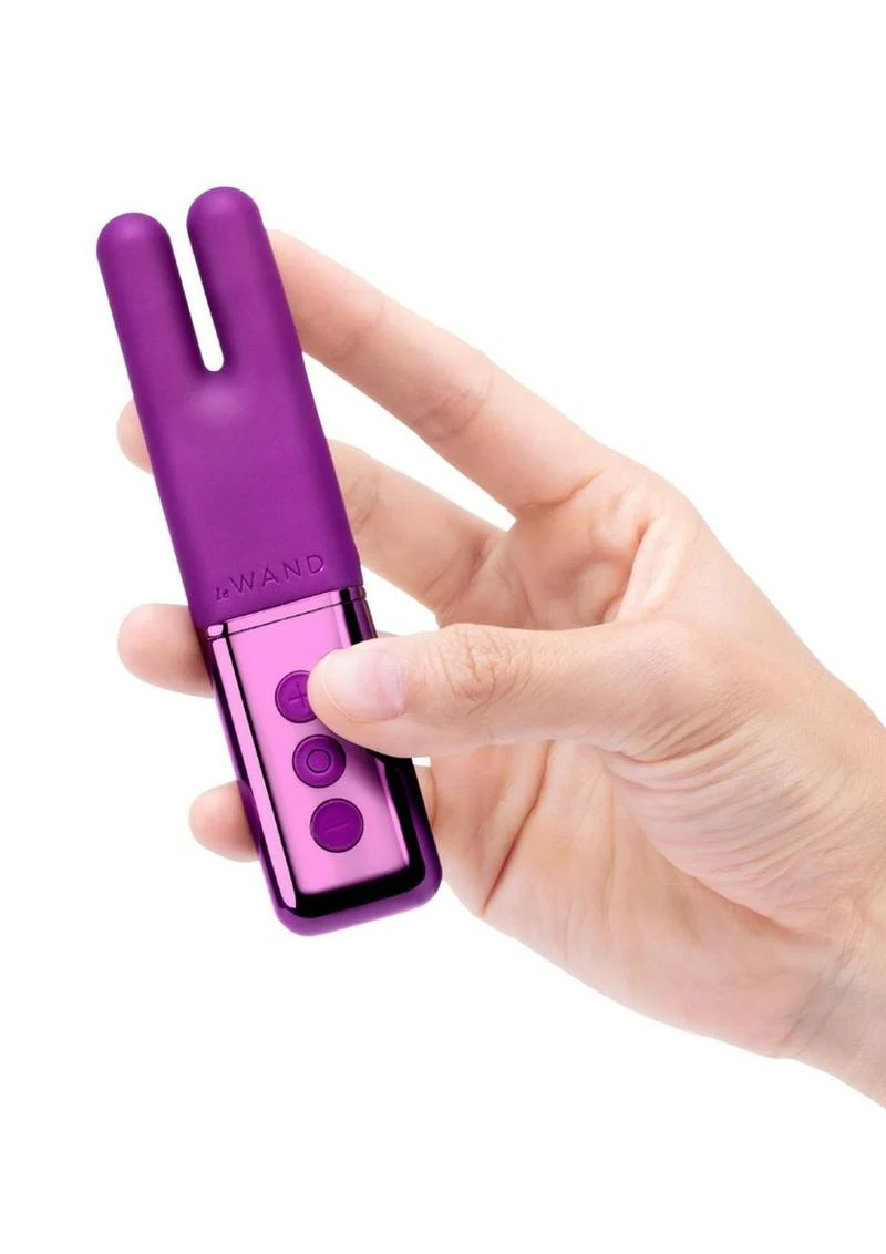 LeWand Deux Rose Gold Rechargeable Dual Motor Vibrator - Image 5