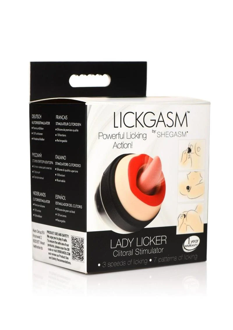 Lickgasm Lady Licker Clitoral Stimulator 3 Speeds 7 Licking Patterns - Image 4