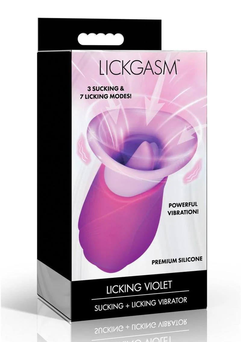 Lickgasm Licking Violet Sucking Vibrator - Image 4