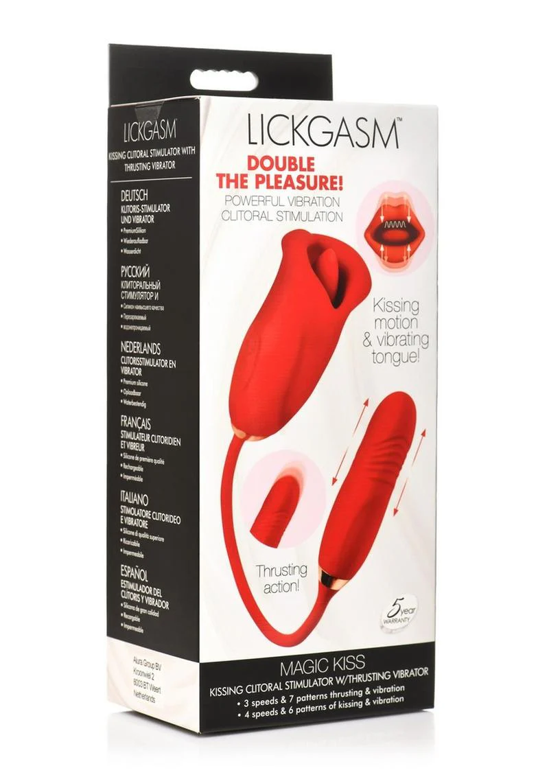 Lickgasm Magic Kiss Rechargeable Clitoral Stimulator - Image 4