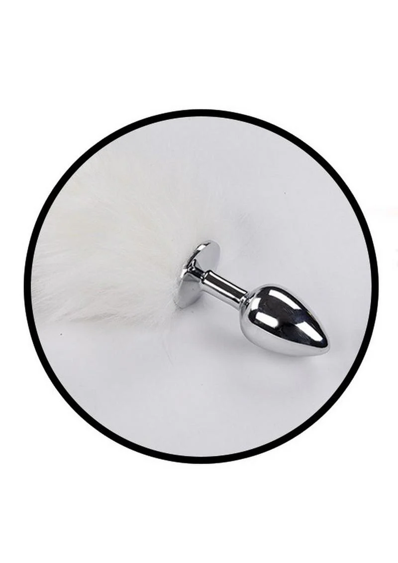 Light Up Foxy Tail Silicone Butt Plug Fluffy Tail - Image 4