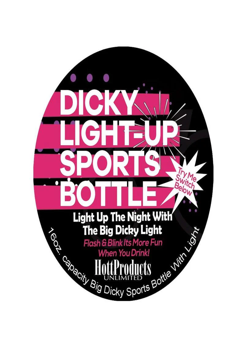 Light-Up Pecker Sports Bottle - Image 2