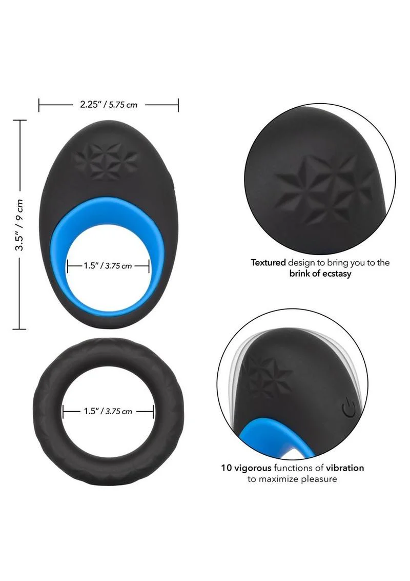 Link Up Max Silicone Vibrating Cock Ring - Image 3