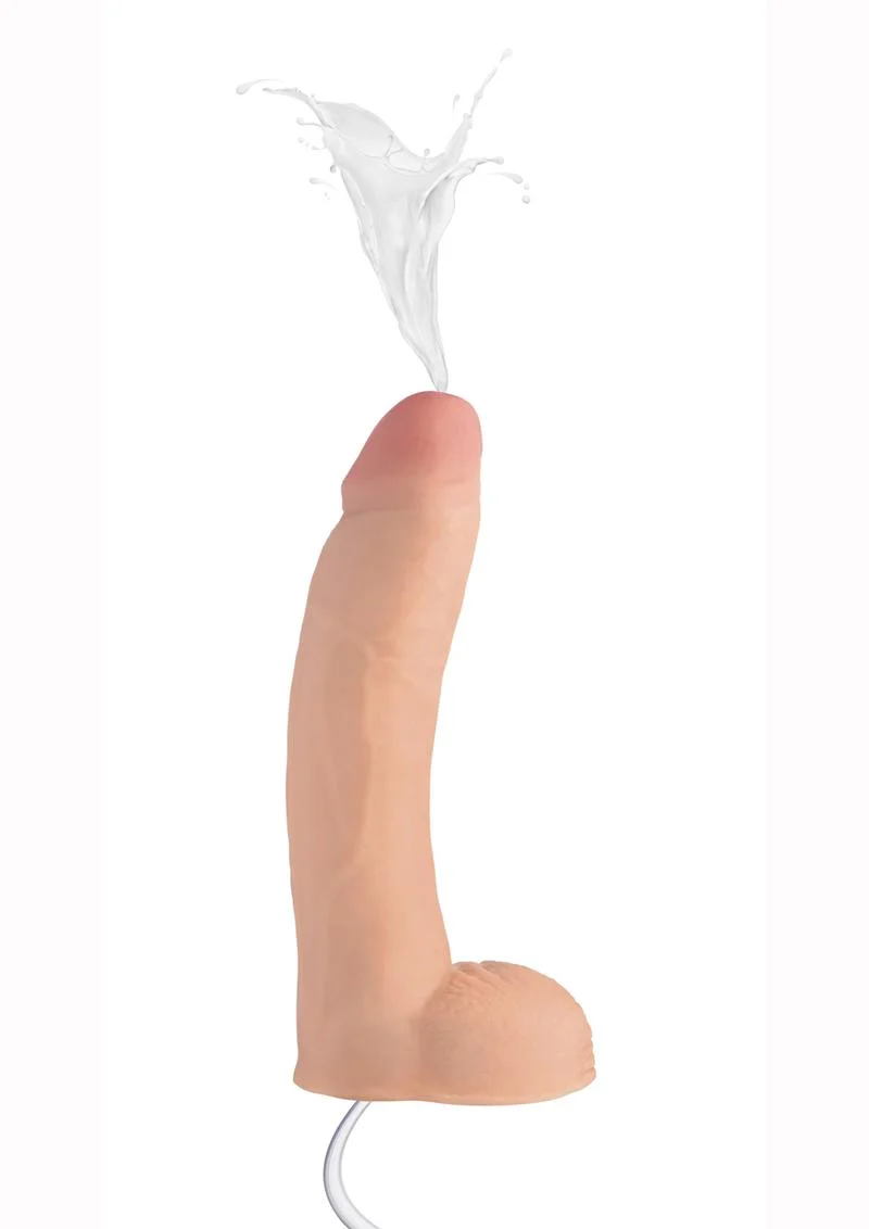 Loadz Dual-Density Squirting Dildo - Vanilla - Image 6